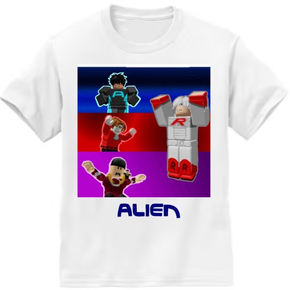 Roblox Kids White Graphic Shirt Boys